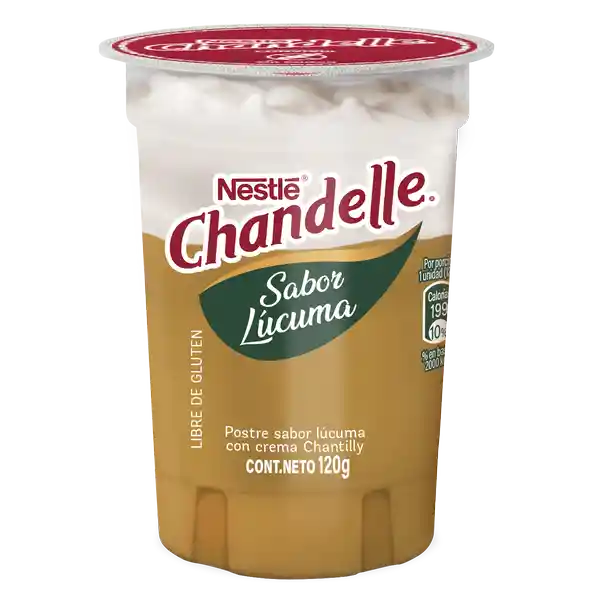 Chandelle Postre Sabor a Lúcuma