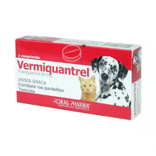 Profilaxis Veterinaria Vermiquantrel Com.50mg.1