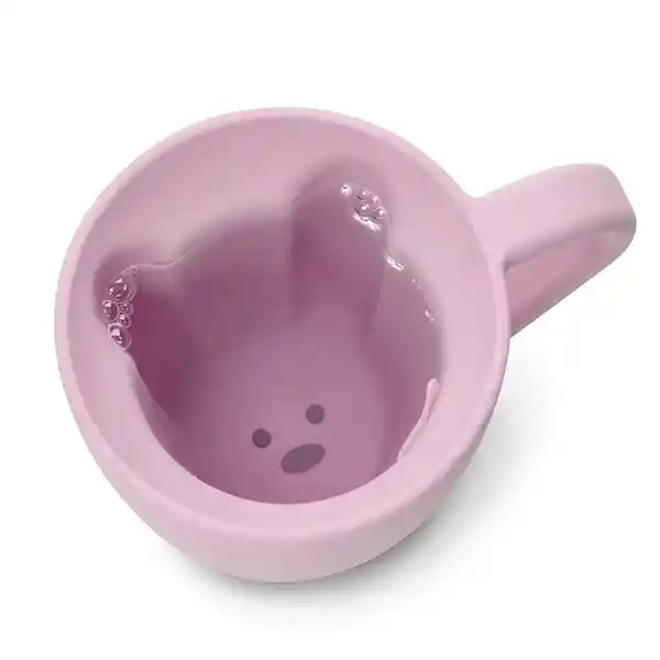 Taza de Silicona Oso Melii Rosado 200 mL