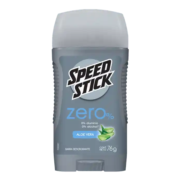 Desodorante Speed Stick Zero% Aloe Vera en Barra 76 g