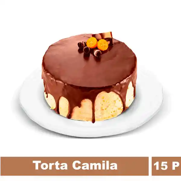 Torta Artesanal Mermelada Naranja Crema Italiana y Trufa Jumbo