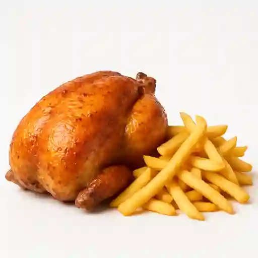 Col Pollo Solo con Papa Fritas