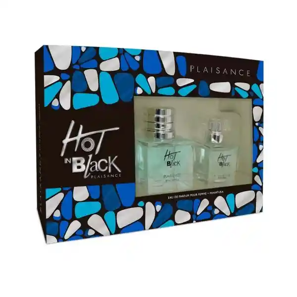 Plaisance Kit Estuche Hot In Black + Miniatura