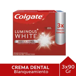 Colgate Pasta Dental Luminous White 90G 3U