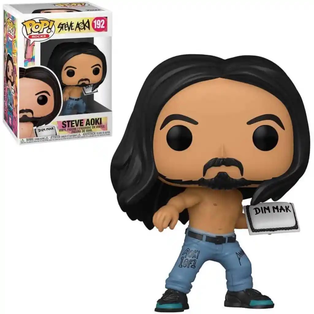 Funko Pop Figura Coleccionable Rocks Steve Aoki W/ Cake 192