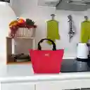 Miniso Lonchera Lisa Rojo 31.5x20.5x10cm