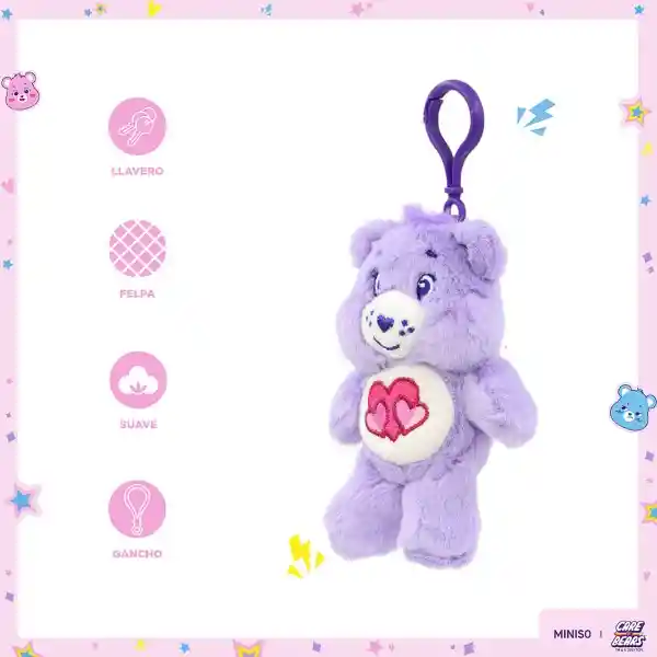 Llavero Care Bears Lila Miniso