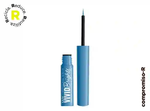 Nyx Delineador Líquido Vivid Bright Liner Cobalt Crush