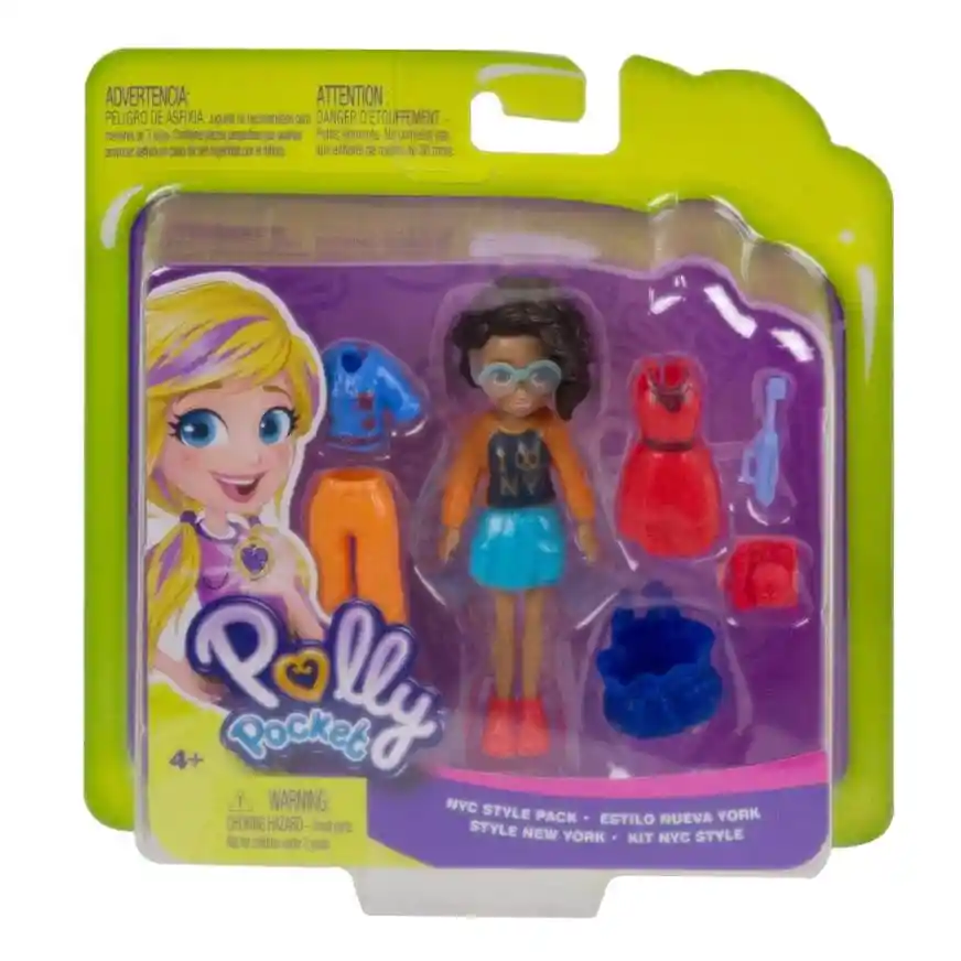 Polly Pocket Muñeca Pack de Moda