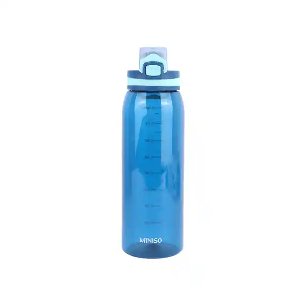 Botella de Plástico Para Deportes Con Asa Miniso