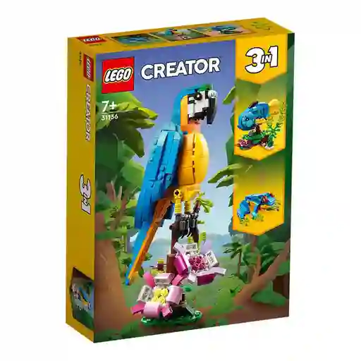 Lego Set Construcción Creator Exotic Parrot