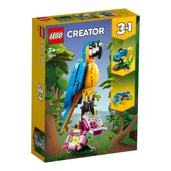 Lego Set Construcción Creator Exotic Parrot