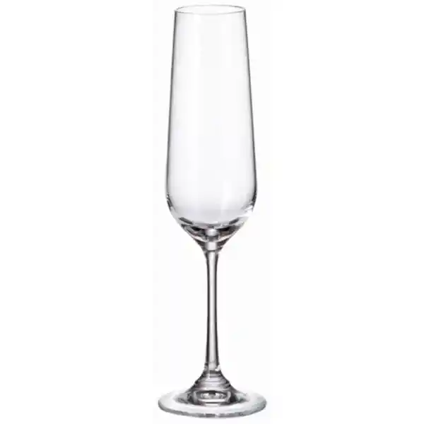 Crystalite Bohemia Set de Copas Vino Flauta Strix 200 mL