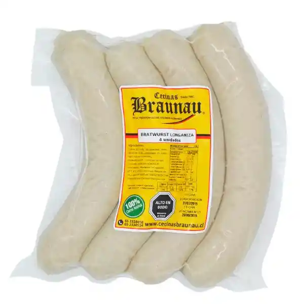 Bratwurst Tipo Longaniza Braunau