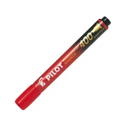 Pilot Marcador Permanente Biselado Rojo SCA400