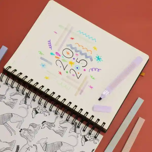 Cuaderno 1/2 Oficio Tapa Blanca 18 x 3.5 x 24 cm Casaideas