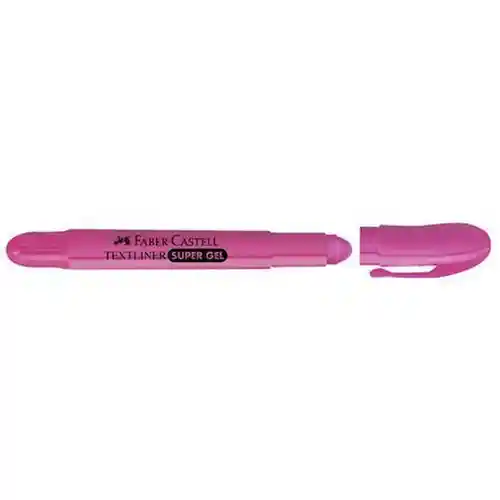 Faber Textliner Súper Destacador Gel Rosa 155728