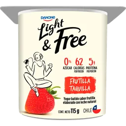 Danone Pack Yogurt Light Frutilla