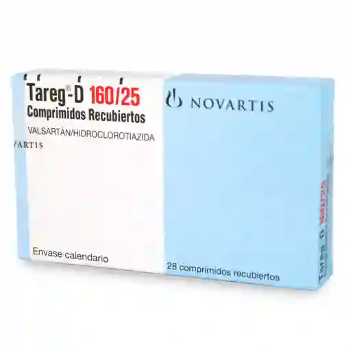 Tareg-D Comprimidos (160/ 12.5 Mg)