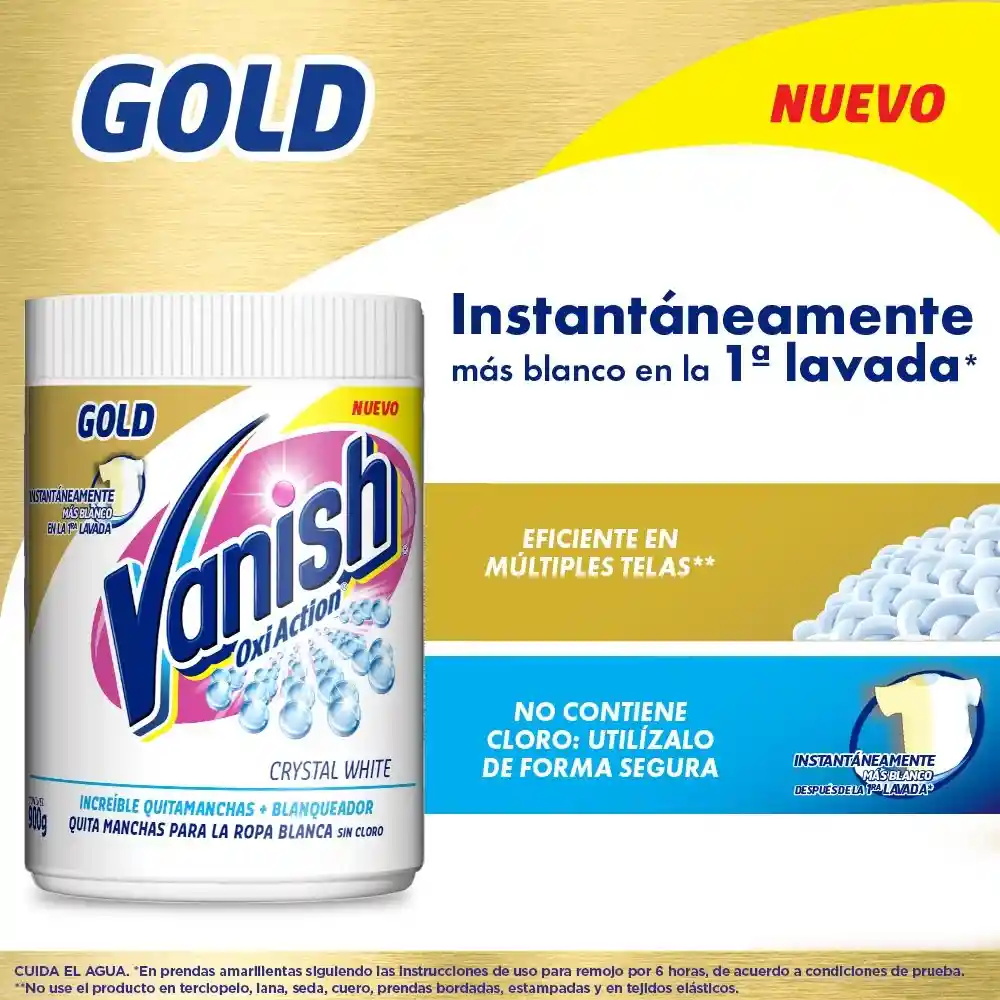 Vanish Removedor De Manchas Poder O2 Pote 900G