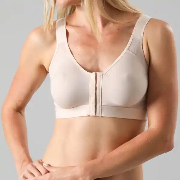 Sostén Corrector Postura Powernet Champagne Talla 42C Flores