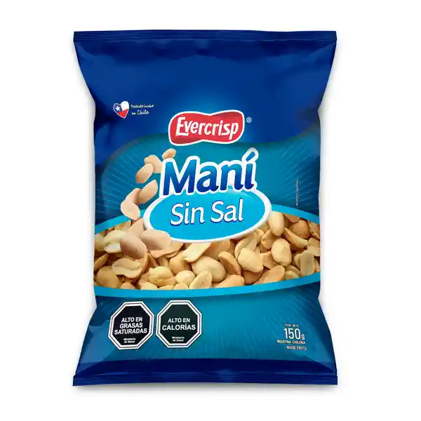 Evercrisp Maní Sin Sal 150 g