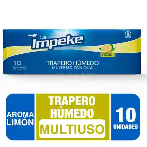 Impeke Trapero Húmedo Multiuso Con Ojal Limón