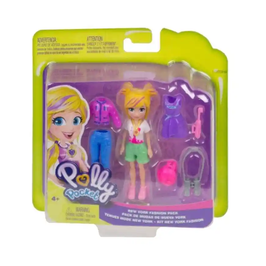 Polly Pocket Muñeca Pack de Moda