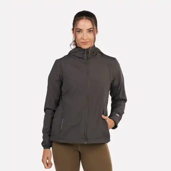 Cortaviento Mujer M Declive Gris Atakama Outdoor