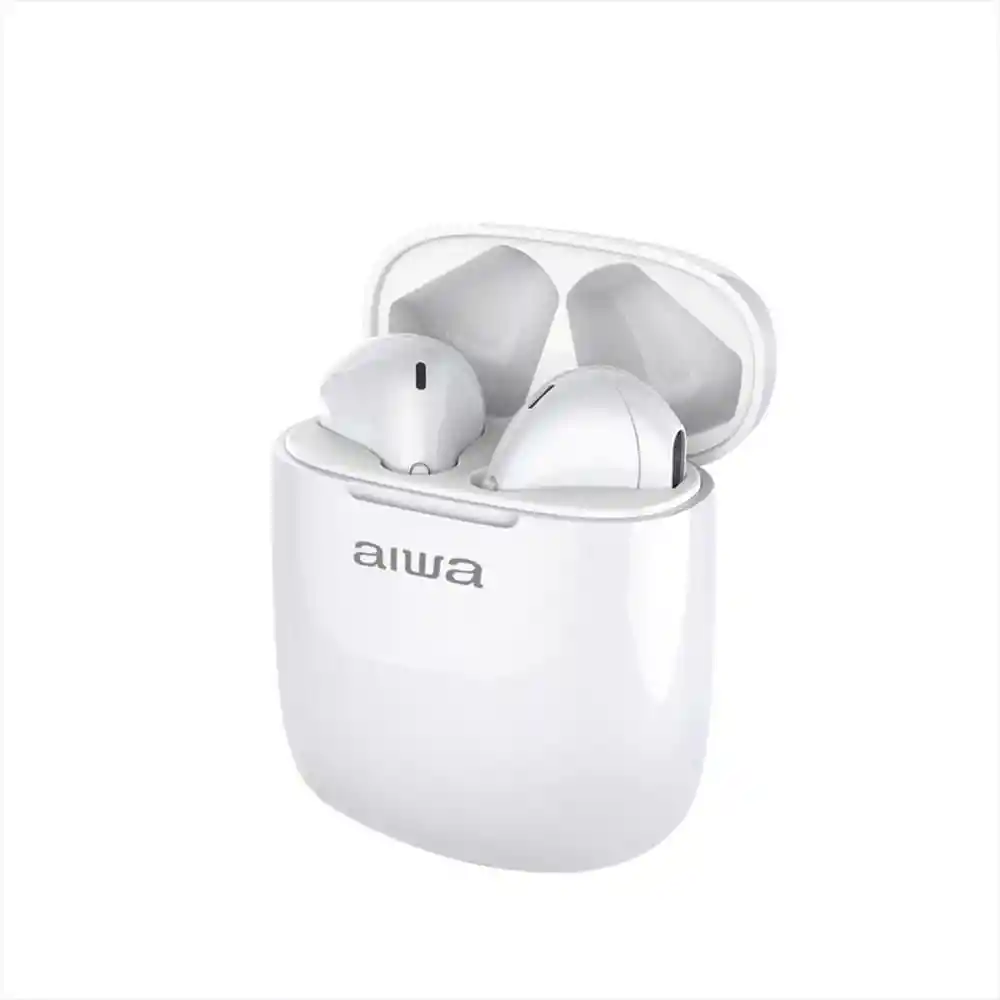 Aiwa Audífonos Inalámbricos Stereo Earbuds Blanco