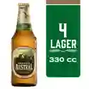 Austral Cerveza Tipo Lager 4 x 330 cc