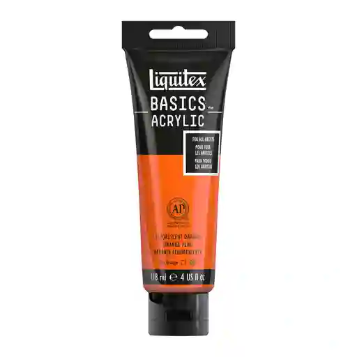 Liquitex Acrilico BASICS 118ml 982 Naranja Fluorescente