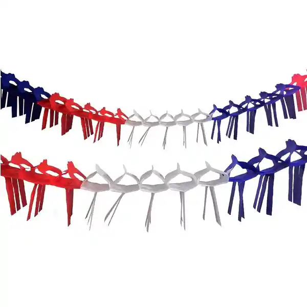 Guirnalda Tiras Tricolor