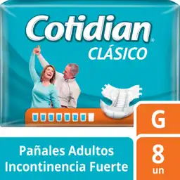 Cotidian Panal Adulto Clasico G X 8