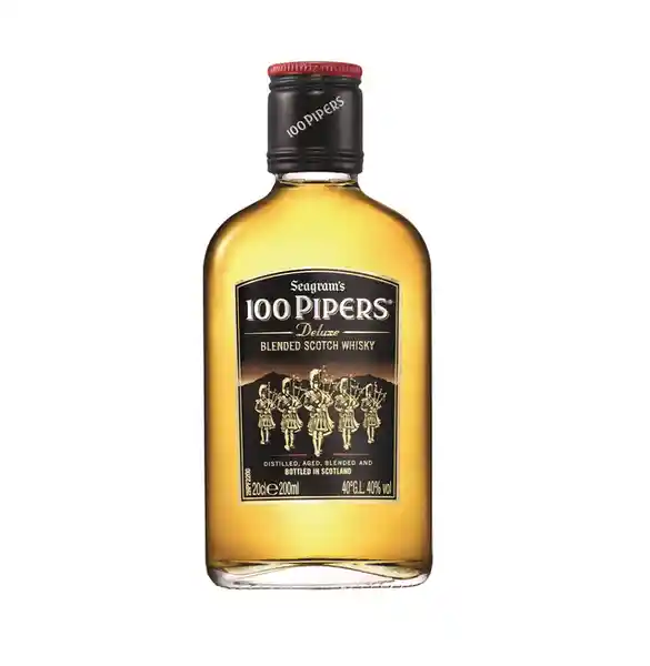 100 Pipers Whisky Blended Scotch Deluxe