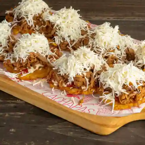 Tostones con Carne Mechada