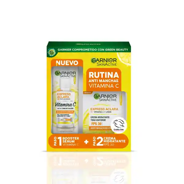 Garnier Set Rutina Anti Manchas Nuevo Booster