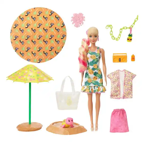 Barbie Muñeca Color Reveal Diversion Con Espuma