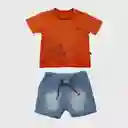 Conjunto Bebé Niño Denim Pillin 6 M