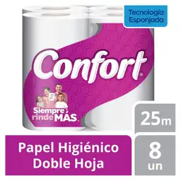 Confort Papel Higiénico Doble Hoja