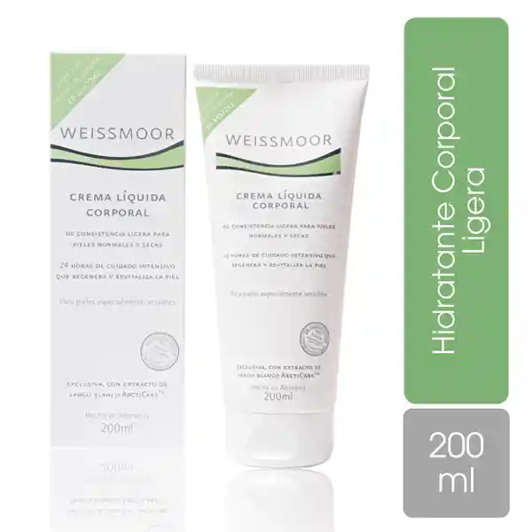 Weissmoor: Crema Corporal Para Piel Normal O Seca