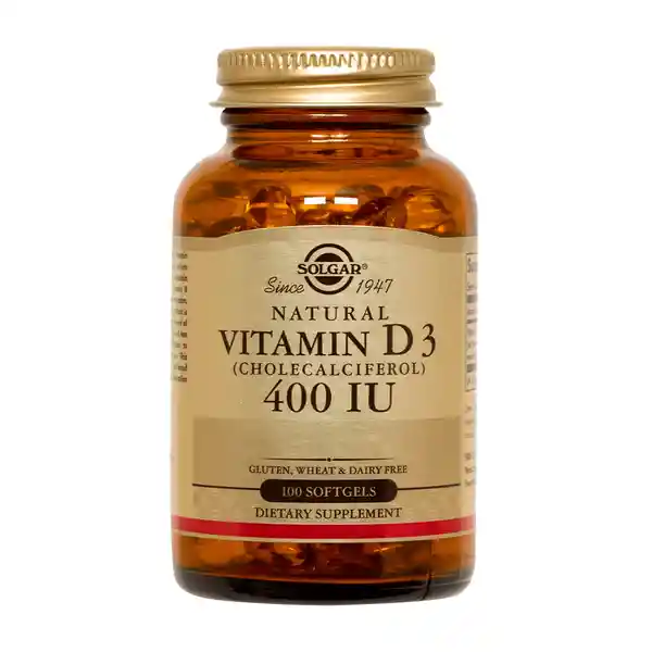 Solgar Suplemento Alimenticio Vitamina D3 (400 Ui)