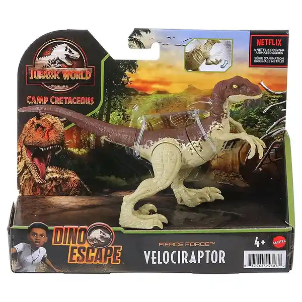 Jurassic World Figura de Acción Velociraptor Fuerza Salvaje