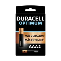 Duracell Pilas Alcalinas Optimum AAA
