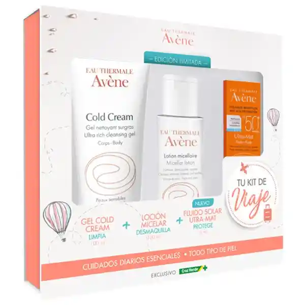 Avene Pack Gel Cold Cream Limpieza + Loción Micelar