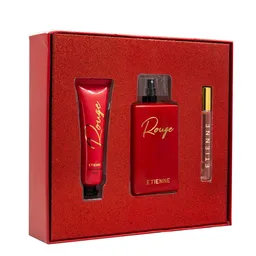 Etienne Set Rouge + Perfume + Crema Humectante