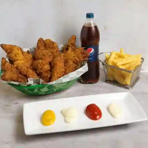 Promo 15 Crispy + Bebida de 2 l