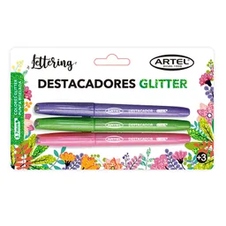 Artel Destacador Glitter