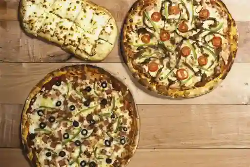 Combo 2 Pizzas & Acompañamient