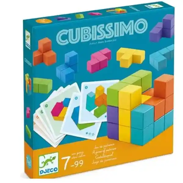 Djeco Juego Didáctico de Madera Cubissimo
